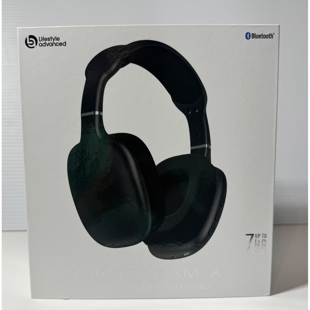 Lifestyle Advanced Airstream X Wireless Headphones Black Bluetooth LABTH-6400BLK